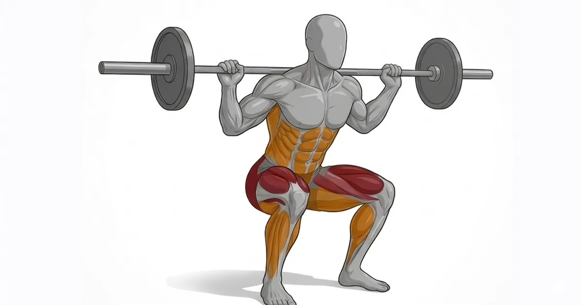 Muscles sollicités pendant le squat