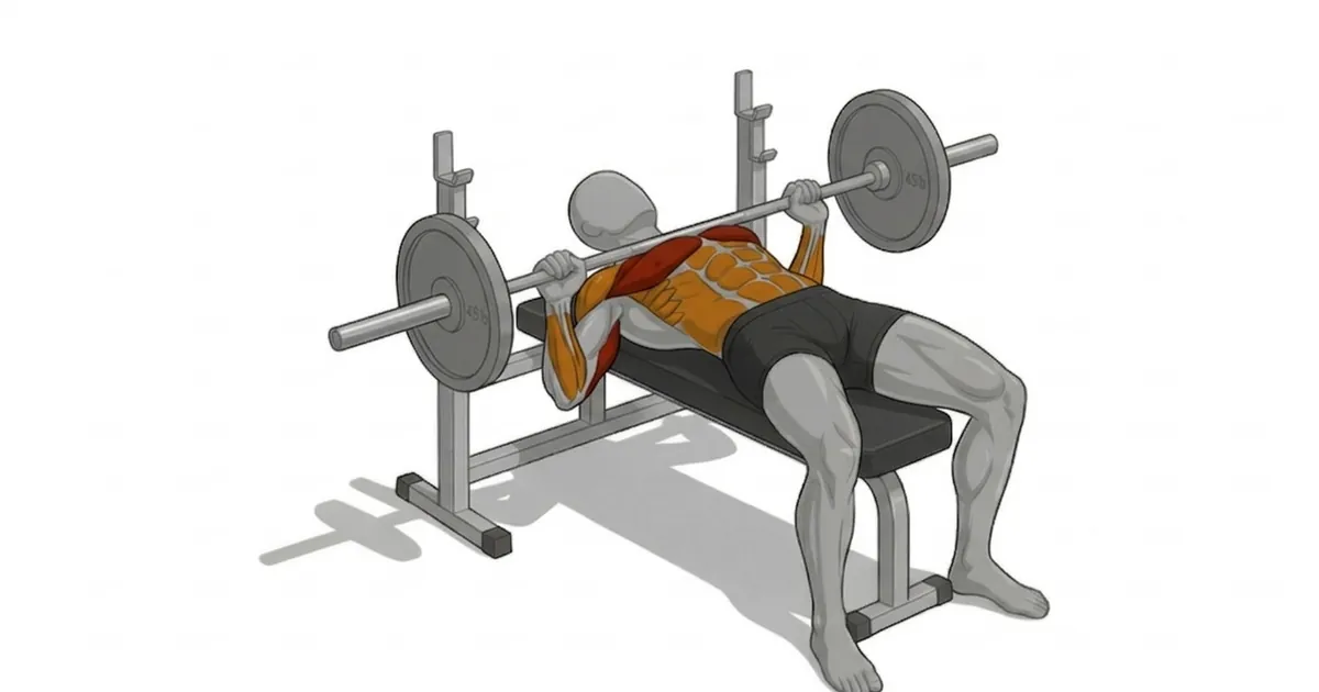 Muscles sollicités pendant le développé couché