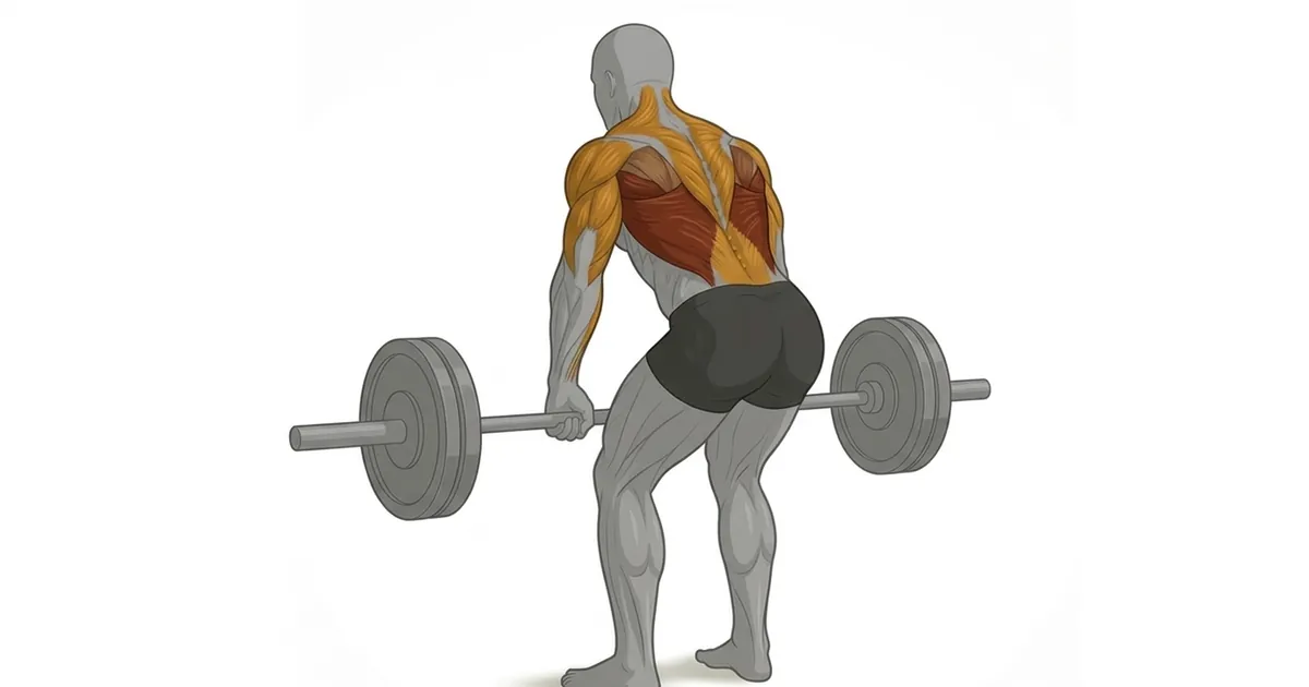 Muscles sollicités pendant le rowing dos