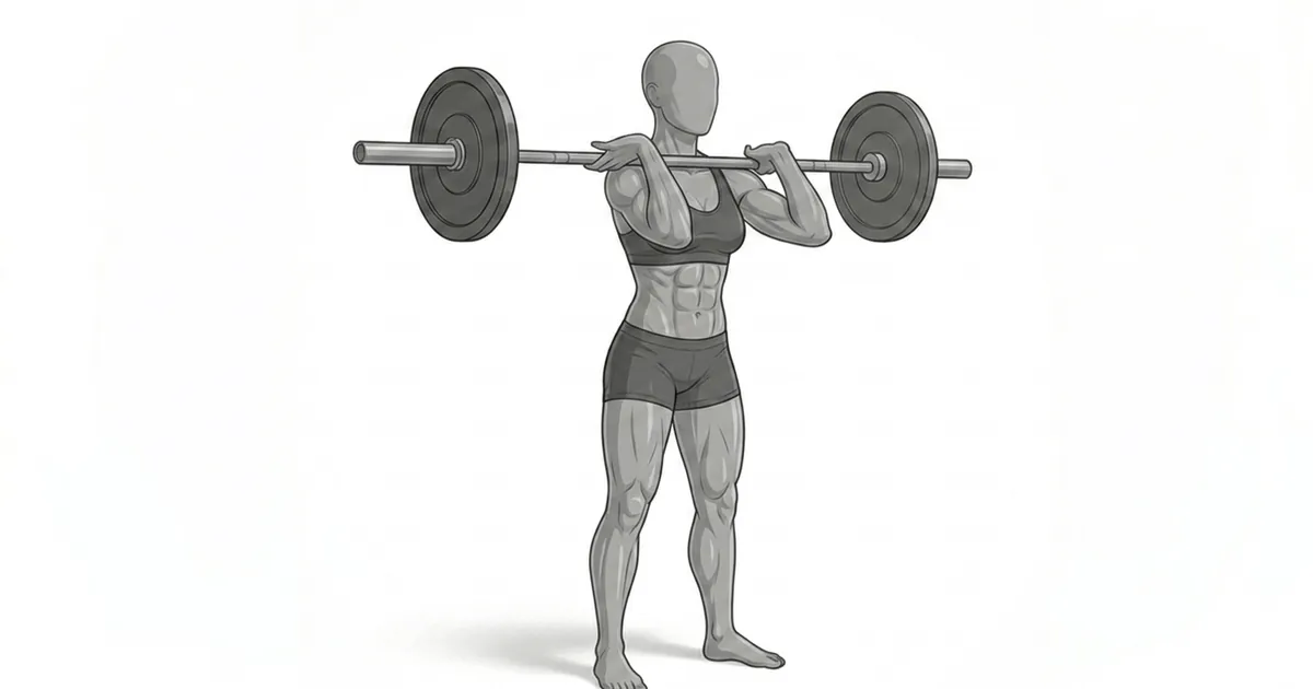 Front Squat — Position haute