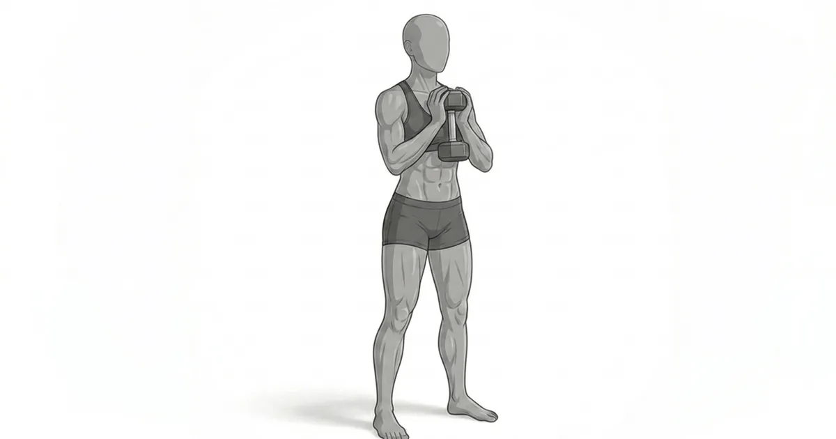 Goblet Squat — Position haute