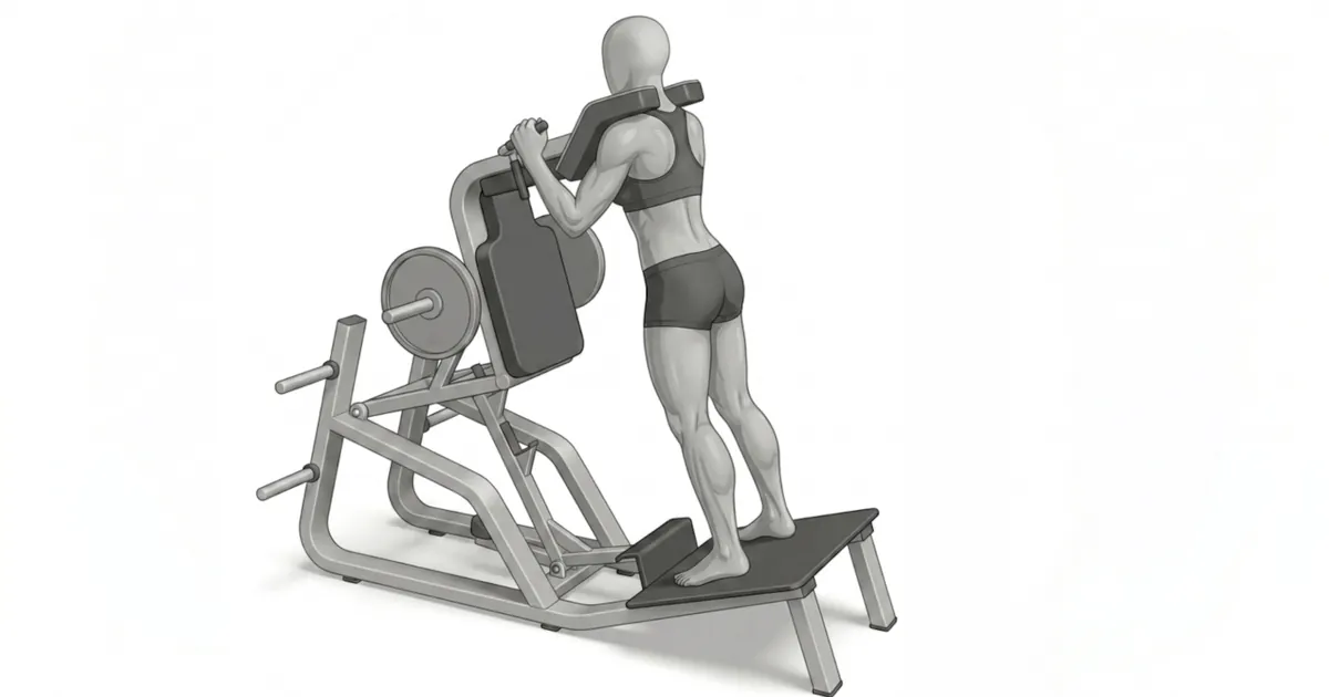 Hack Squat — Position haute