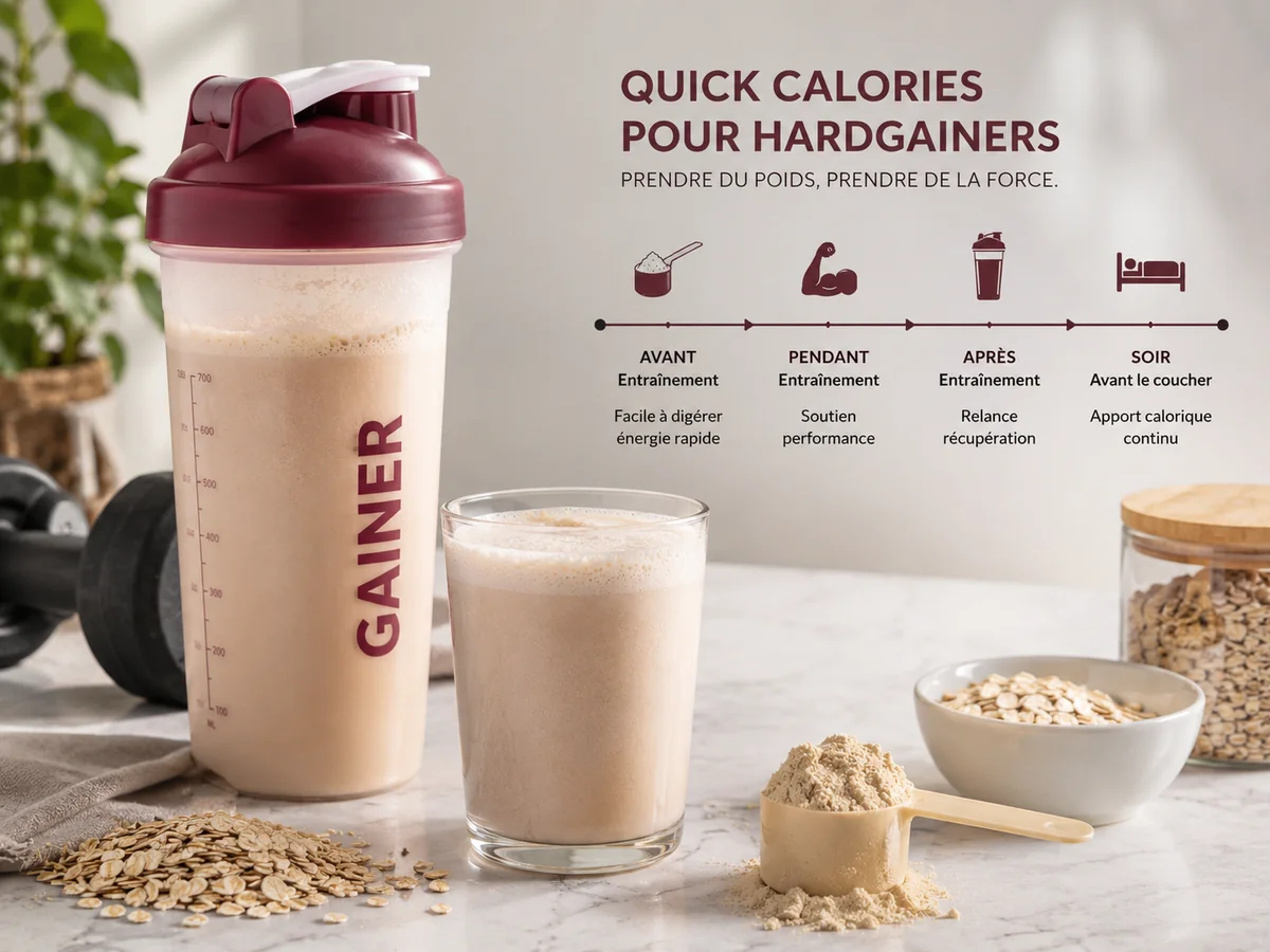 Gainer : utile pour prendre de la masse ou calories chères ?