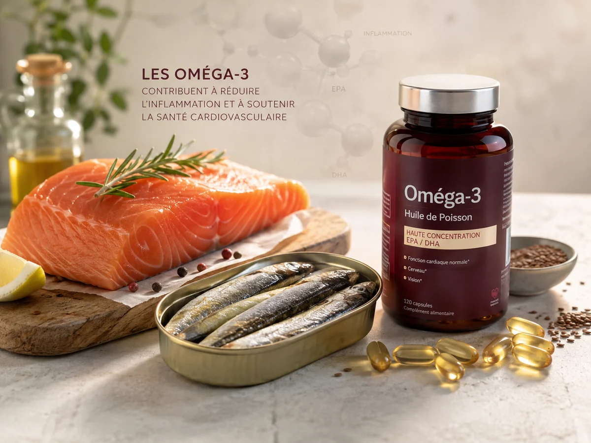 Oméga-3 en musculation : utiles pour la récup et la santé ?
